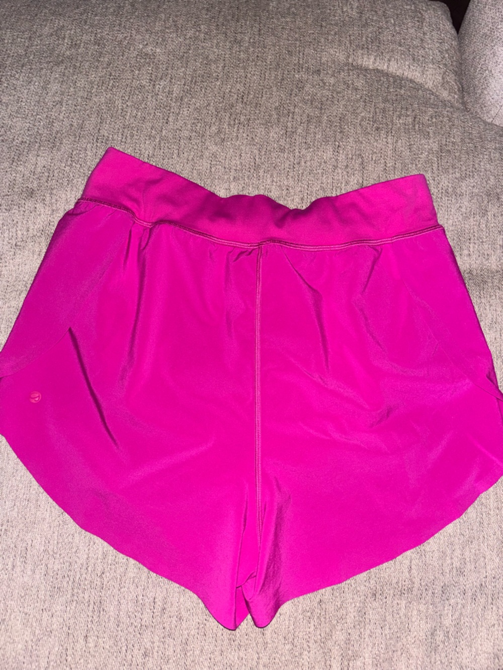 Bright Fuchsia and Blue Athletic Shorts